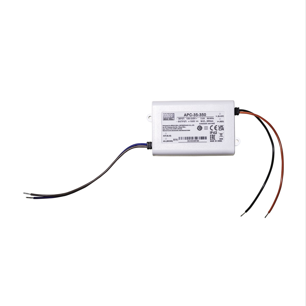 [Non dimmable] 9.8-35W LED Driver - 350mA - Hudson Lighting